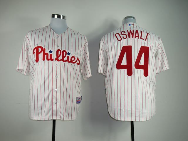 Men Philadelphia Phillies #44 Oswalt White MLB Jerseys